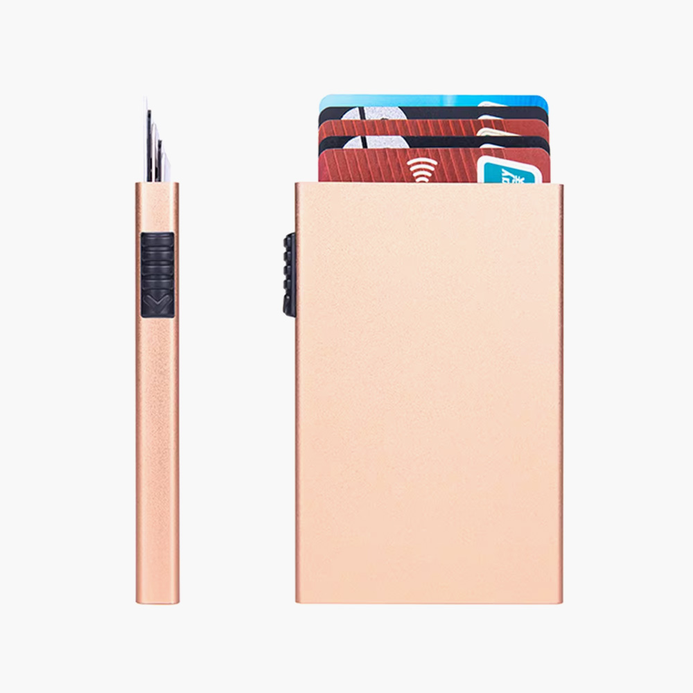 Travel Better - Alu Pop-up kortholder (RFID beskyttelse)