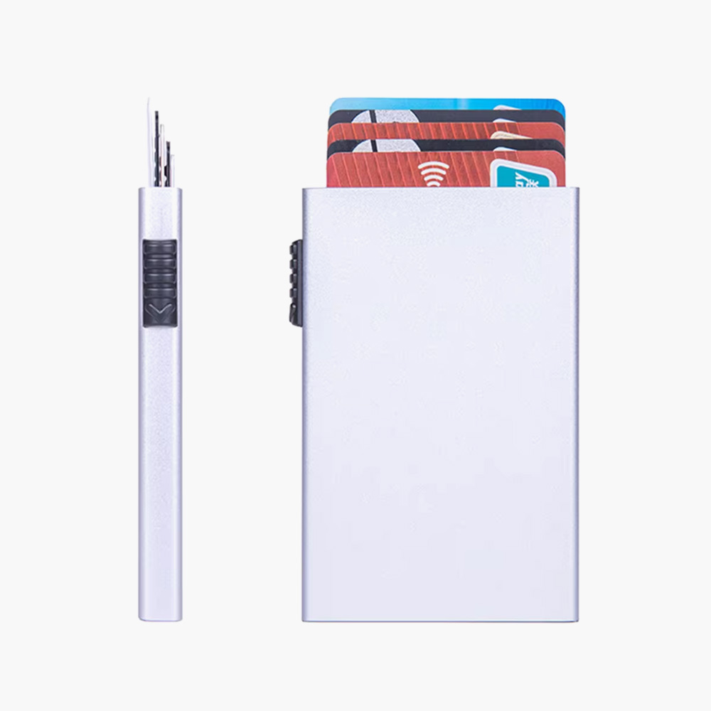 Travel Better - Alu Pop-up kortholder (RFID beskyttelse)