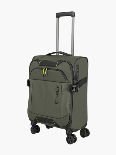 Travelite Briize kuffert i lille størrelse på 55 cm i khaki