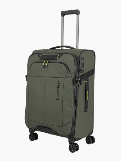 Travelite Briize kuffert i medium størrelse på 67 cm i khaki