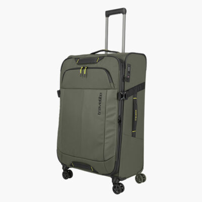 Travelite Briize kuffert i stor størrelse på 78 cm i khaki