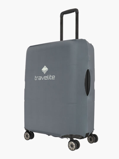 Travelite kuffertovertræk i antracit farve og stor størrelse