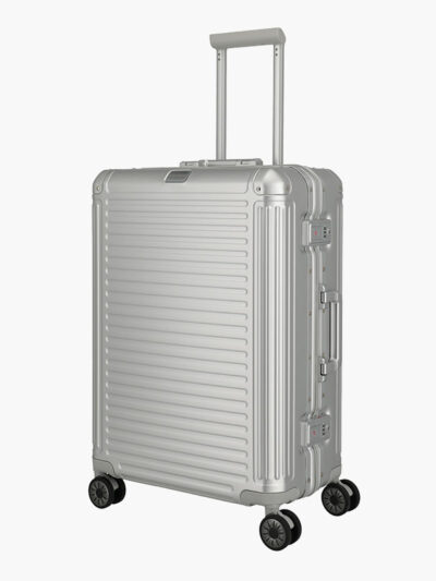 Travelite next aluminium kuffert mellem 67 cm i sølv