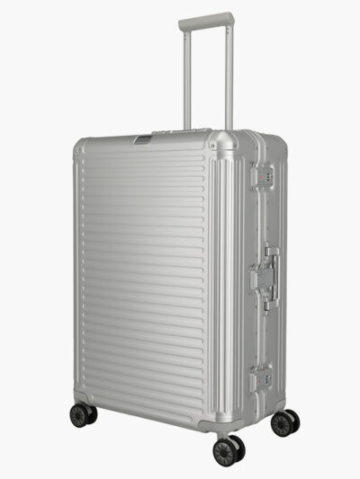 Travelite next aluminium kuffert stor 77 cm i sølv