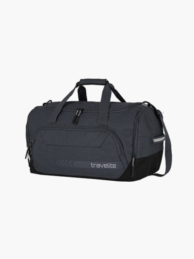 Travelite Kick off Duffle rejsetaske i antracit medium størrelse