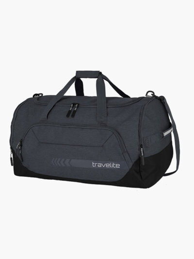 Travelite Kick off Duffle rejsetaske i antracit stor størrelse