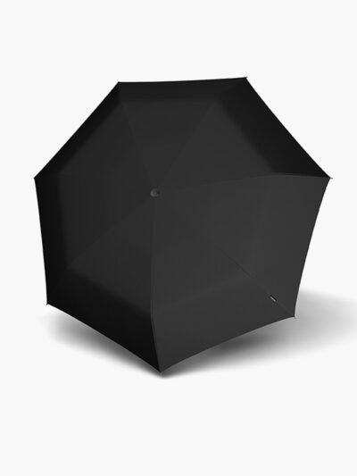 Knirps T020 foldbar paraply i sort