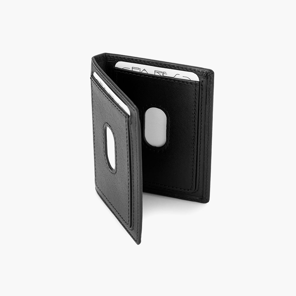 Pia Ries - Kreditkortholder - Sort læder - Billede 2