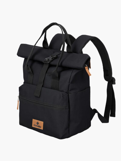 Travelite Basics Short handle rollup rygsæk i sort