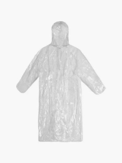 Kompakt gennemsigtigt regnslag