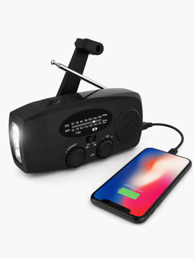 Nødradio med opladning af mobil