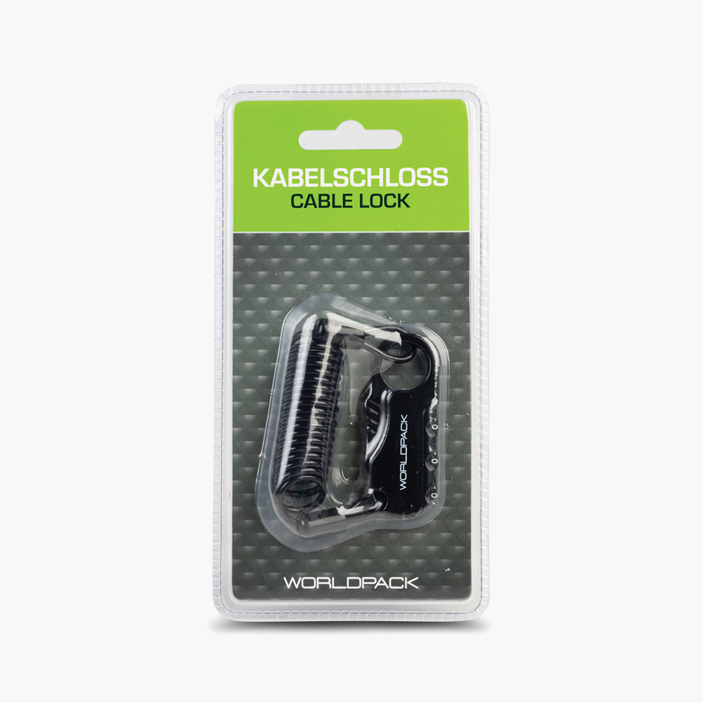 Worldpack - Kabellås med kode - Billede 2