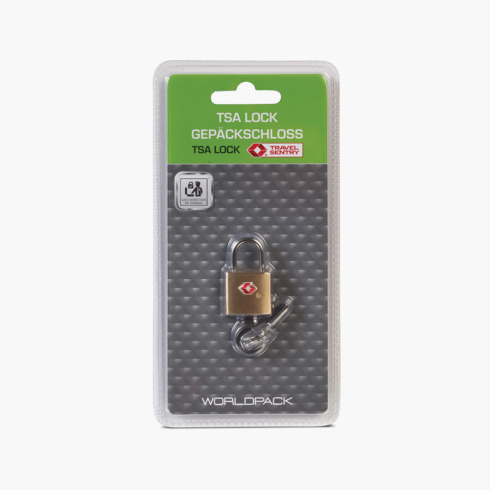 Worldpack - TSA bagagelås - Guld - Billede 2