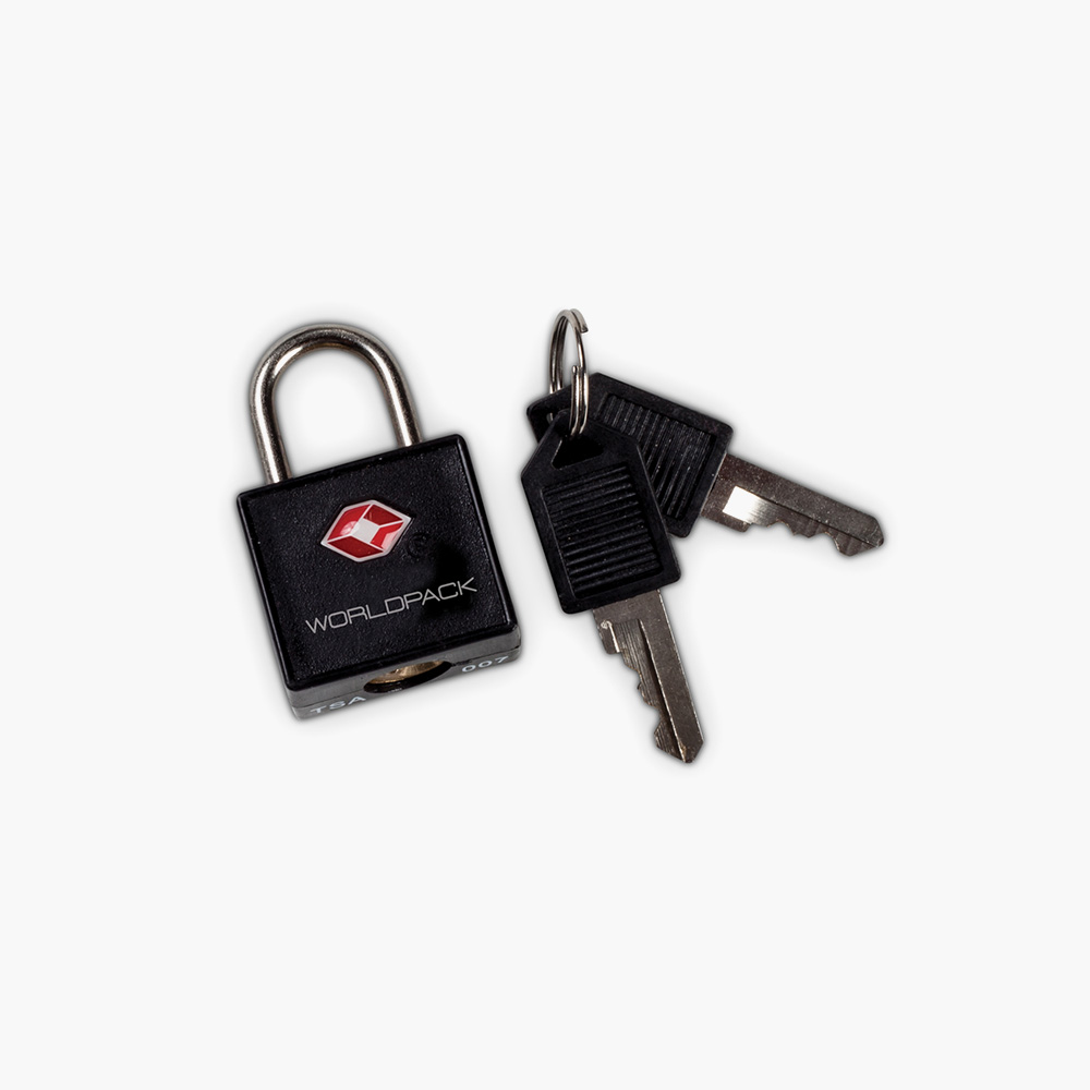 Worldpack TSA bagagelås i sort